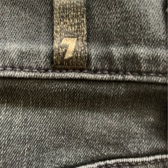 Men’s 7 For All Mankind Jeans Dark Grey Size 30/32 The Straight - Picture 5 of 5
